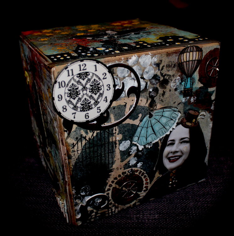 steampunk on art cube