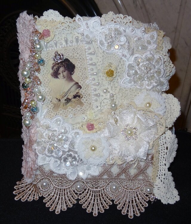 Fabric Lace and Doily Book