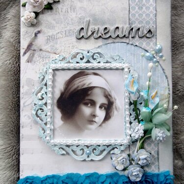 Dreams (altered journal) Pion Design Papers