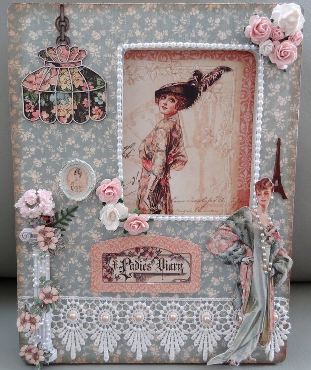 A Ladies Diary Frame for Martica&#039;s SS Swap