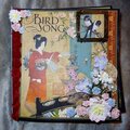 Mini Album  -  Graphic 45 Bird Song  (SS Swap)