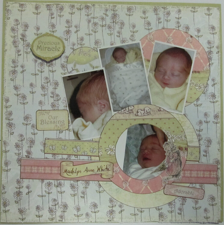 Precious Miracle (BellaCreations DT) Feb. sketch challenge