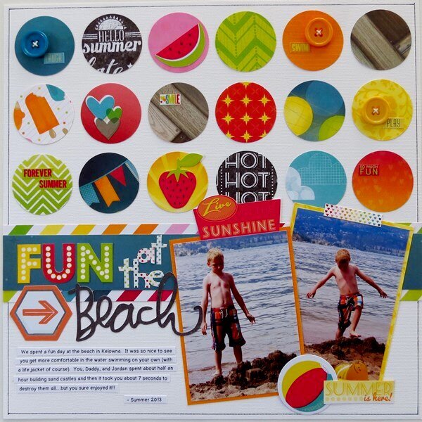 Fun at the Beach  **My Creative Scrapbook**