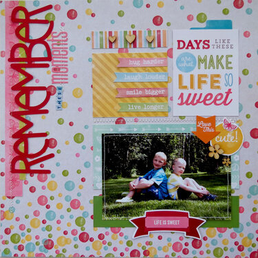 Remember these Moments  **My Creative Scrapbook**