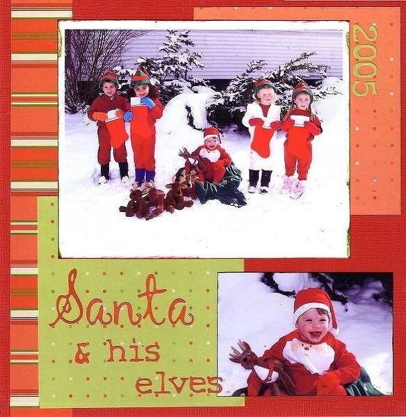Santa and his elves