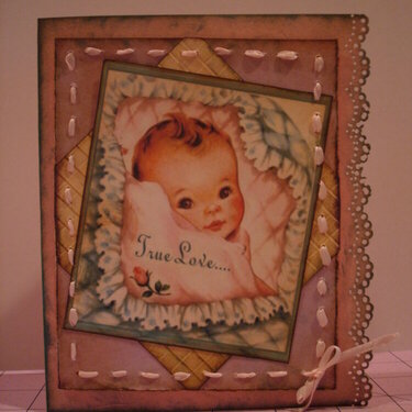 True Love Baby Shower Card