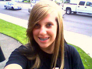 When I first got my hair done (: