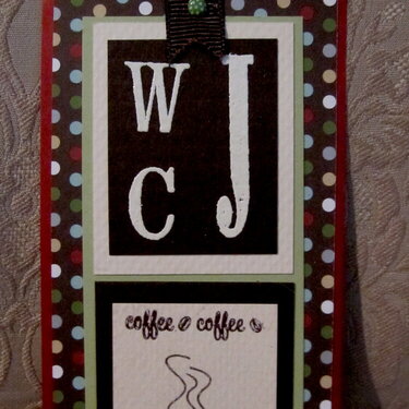 Coffee Bookmark