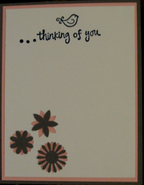 Inside of Always.....Thinking of you Card.