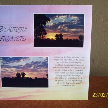 Sunsets page 1
