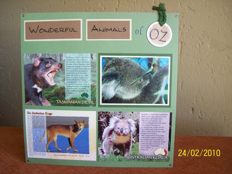 Wonderful Animals of Oz page 1