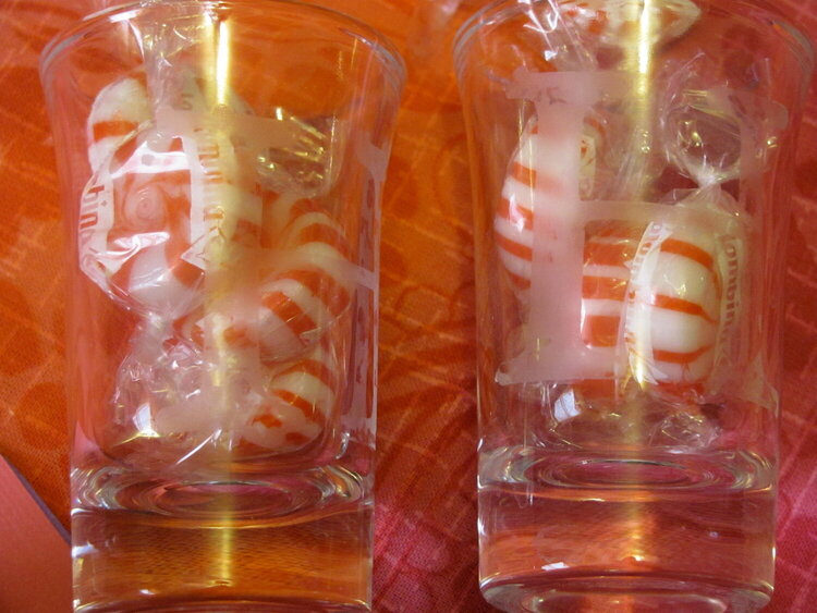 Close Up of Shot Glasses