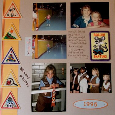 1995 Brownie badges