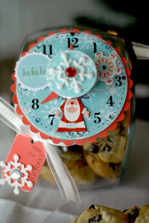 Making Memories &quot;Tinsel&quot; Time for Cookies jar
