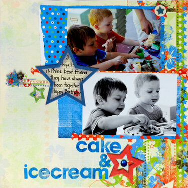 cake and icecream