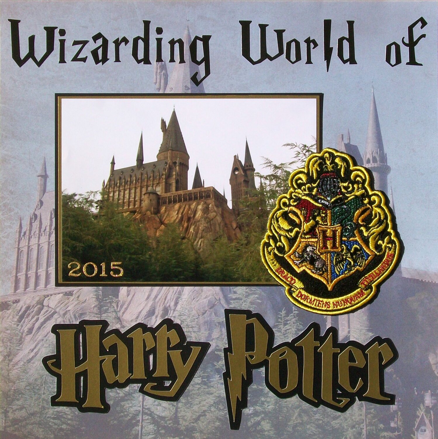 Wizarding World of Harry Potter  Harry potter scrapbook, Disney scrapbook,  Scrapbook