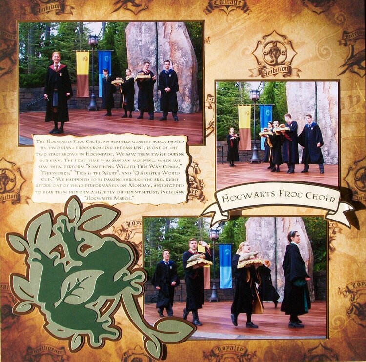 Wizarding World of Harry Potter - Hogwarts Frog Choir (1)