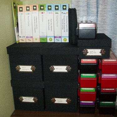 Cricut and Sizzix storage