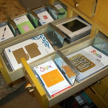Scraproom (February 2012) - More card catalog drawers