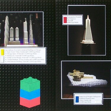 Lego Architecture Exhibit, pages 3 and 4