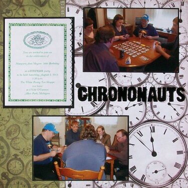 Chrononauts card game, page 1