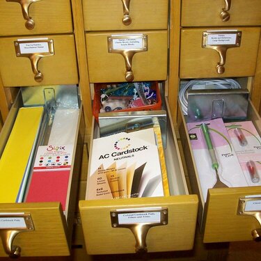 Scraproom (February 2012) - Card catalog drawers 5