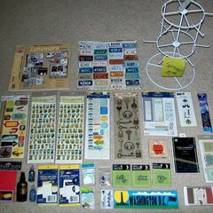 Scrapbook Store Liquidation Sale Haul