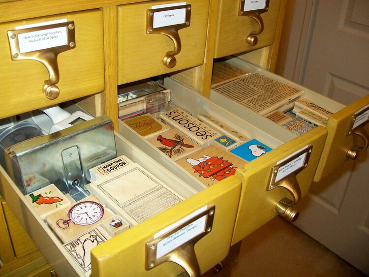 Scraproom (February 2012) - Card catalog drawers 3