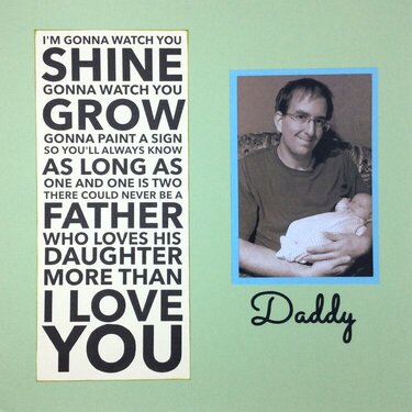 Nursery Wall Art - Father and Daughter