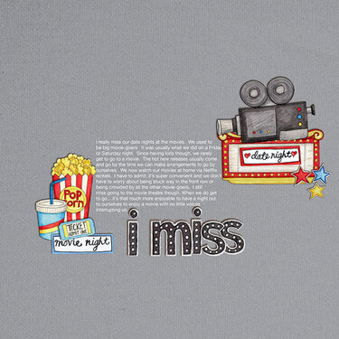I miss...