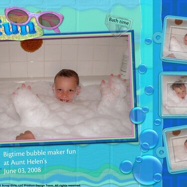 Bigtime Bubble Maker at Aunt Helens