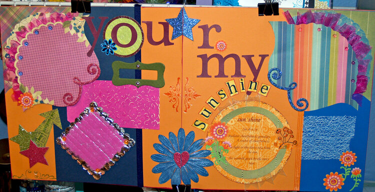 You Are My Sunshine - Side by Side Layout