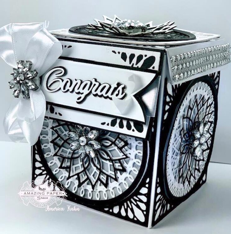 Elegant Wedding Congrats Gift-Box