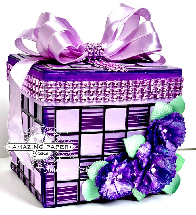 Purple Sparkling Gift-Box