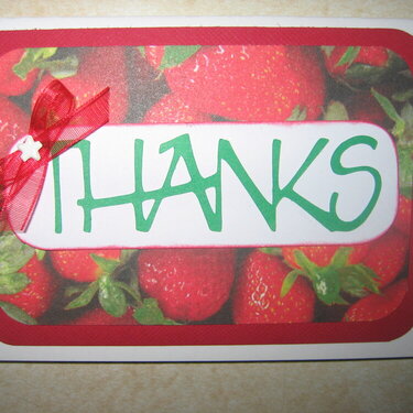 Strawberry Thank You