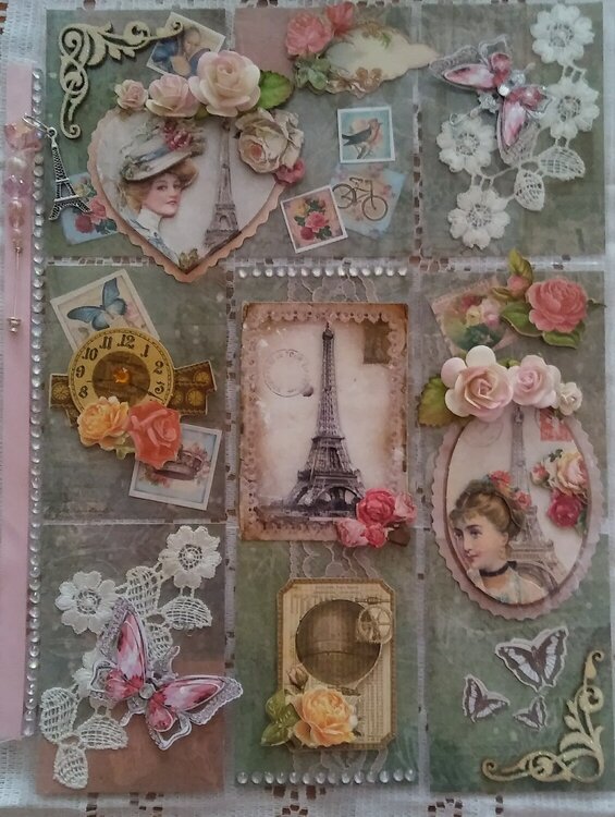 Paris for September Pocket Pal swap on other site.