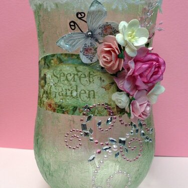 Secret Garden Altered Vase