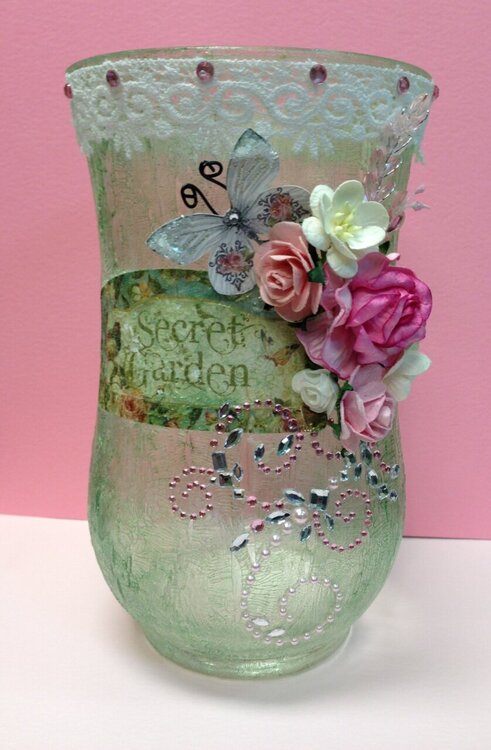 Secret Garden Altered Vase