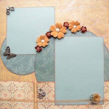 Creative Charms Vintage Brads - Butterfly Garden Medley