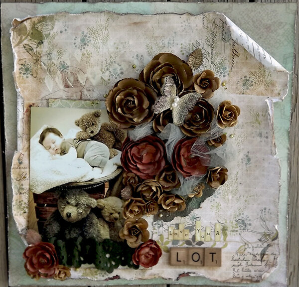 ***ScrapThat July kit***Laura Gilhuly - Love you a lot