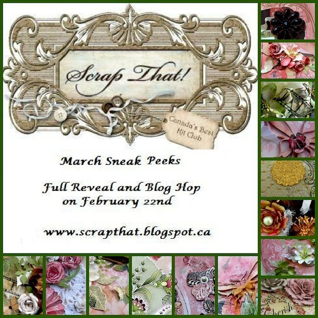 Scrap That! March &quot;New Blooms&quot; Kit Reveal and Blog Hop