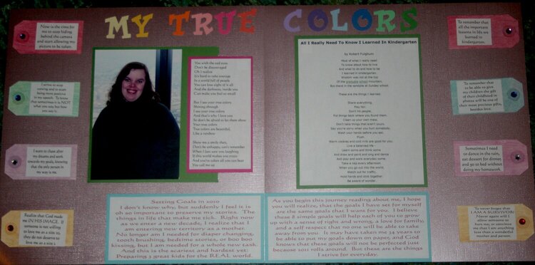 My true colors - all about me