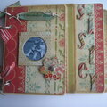 Mini chipboard book