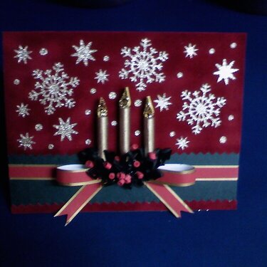 Holiday Candle Card