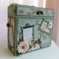 card storage box front view