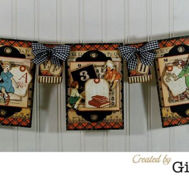 An ABC Primer Banner with Graphic 45