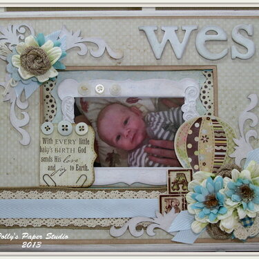 Picture Frame For Baby Wes