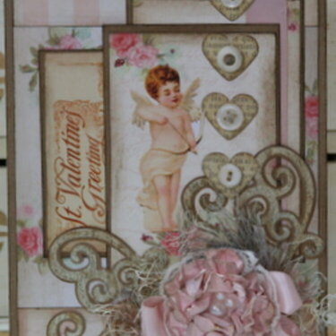 Vintgae Valentine Card