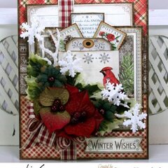 Time to Flourish Christmas Card with Graphic 45