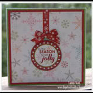 Christmas Cottage Decoration Card